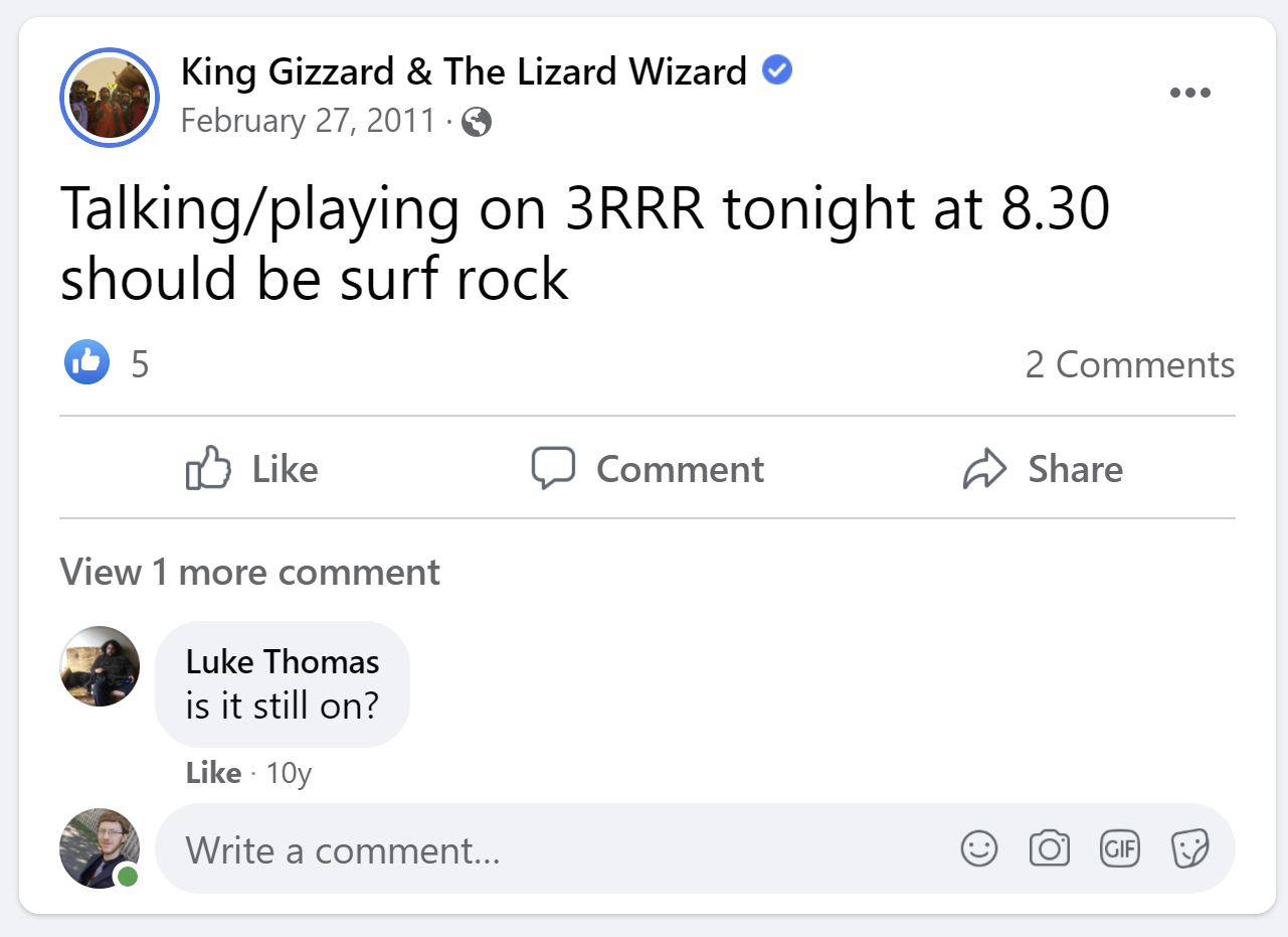 King Gizzard & the Lizard Wizard - 2011-02-28